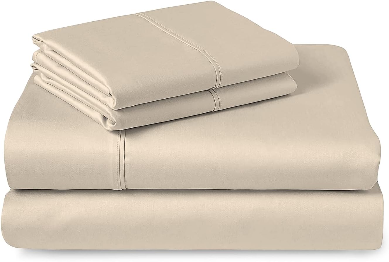 Jogo de Lençol Casal Pizuna 400 Fios Algodão 100% Sateen Branco